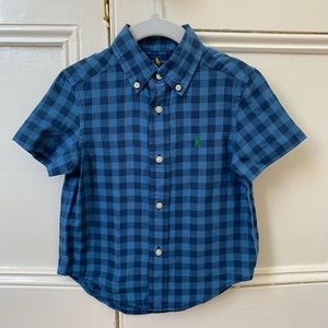 Ralph Lauren short sleeve button down 2T